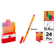 PACK DE MARCADORES PUNTA FINA 24UDS - C45