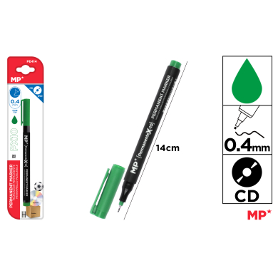 MARCADOR CD PUNTA FINA VERDE - D24