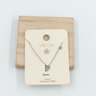 COLLAR ZO8724N250 Plateado P Acero Inoxidable 2D15