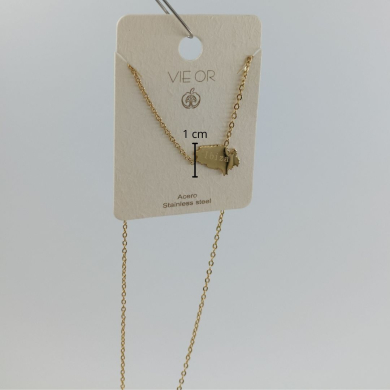 COLLAR Acero Letra IBIZA ZO8510N /D21-C