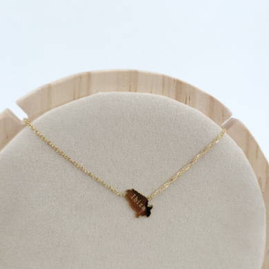 COLLAR Acero Letra IBIZA ZO8510N /D21-C