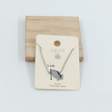 COLLAR Acero Letra IBIZA ZO8510N A44