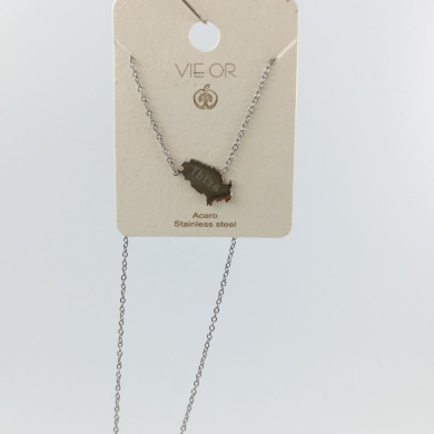 COLLAR Acero Letra IBIZA ZO8510N A44