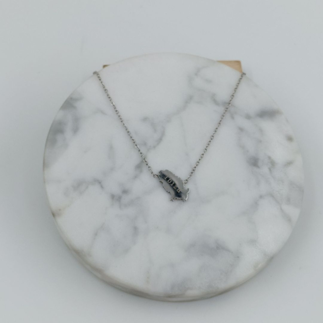 COLLAR Acero Letra IBIZA ZO8510N A44