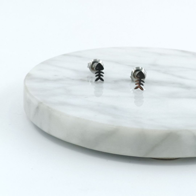 ARETES ZO4554E Plateado Acero Inoxidable G12