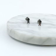 ARETES ZO4554E Plateado Acero Inoxidable G12