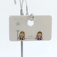 ARETES INFANTIL Acero ZO10986E150 A511