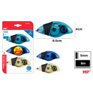 CORRECTOR CINTA 5MMX8M 3UDS - G26