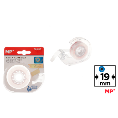 CINTA CELO TRANSPARENTE CON DISPENSADOR B14 - B14