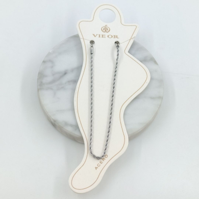 TOBILLERA ACERO ZO12119B 2A120