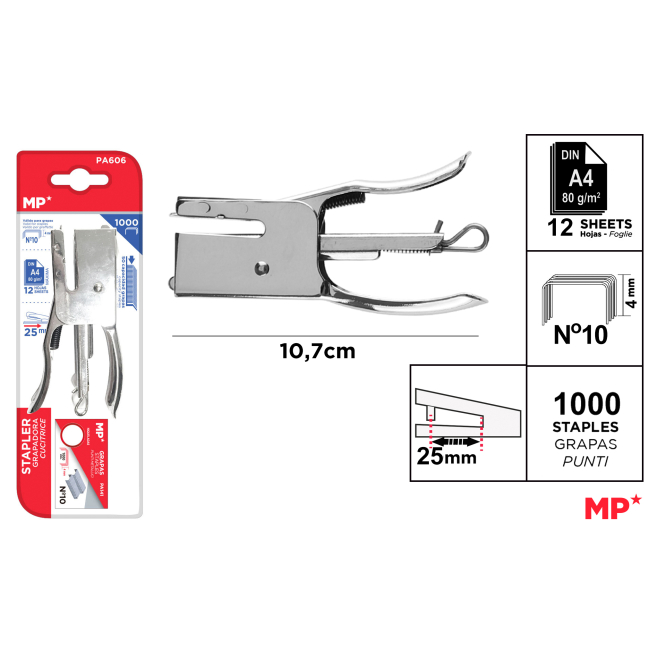 GRAPADORA TENAZA MINI 10.7*5.5CM - F42