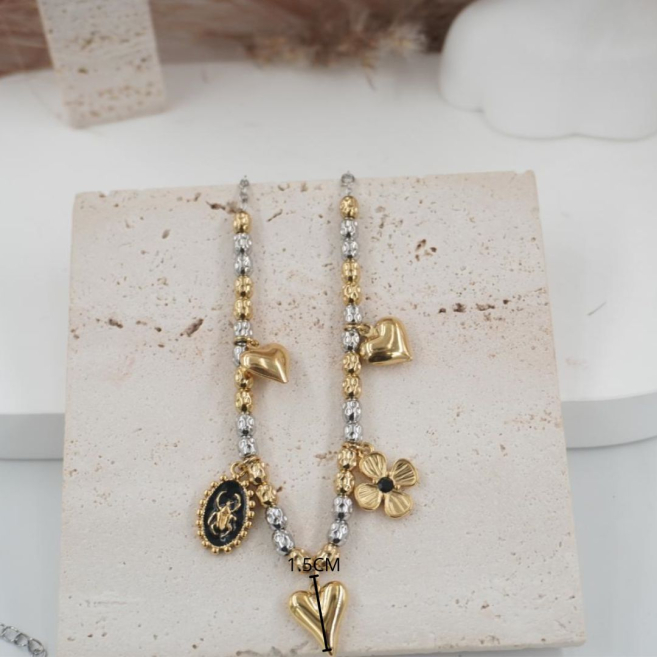 COLLAR ACERO ZO11454N /D41