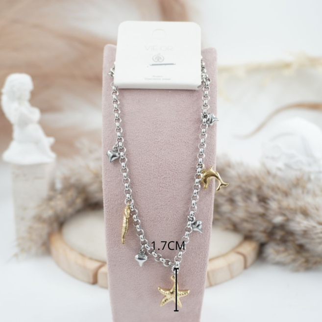COLLAR ACERO ZO11776N 2C15