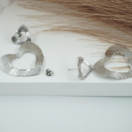 ARETES ZO11974E Plateado Acero Inoxidable