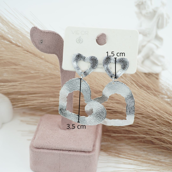 ARETES ZO11974E Plateado Acero Inoxidable