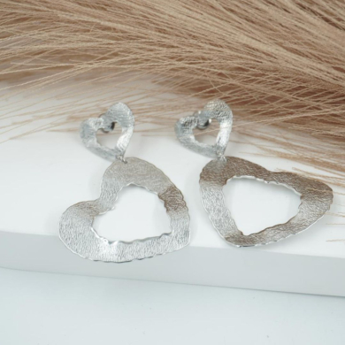 ARETES ZO11974E Plateado Acero Inoxidable