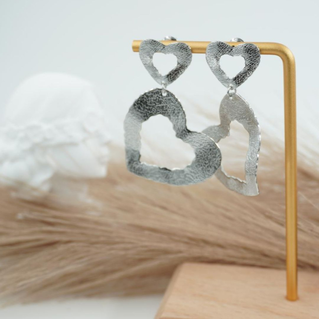 ARETES ZO11974E Plateado Acero Inoxidable