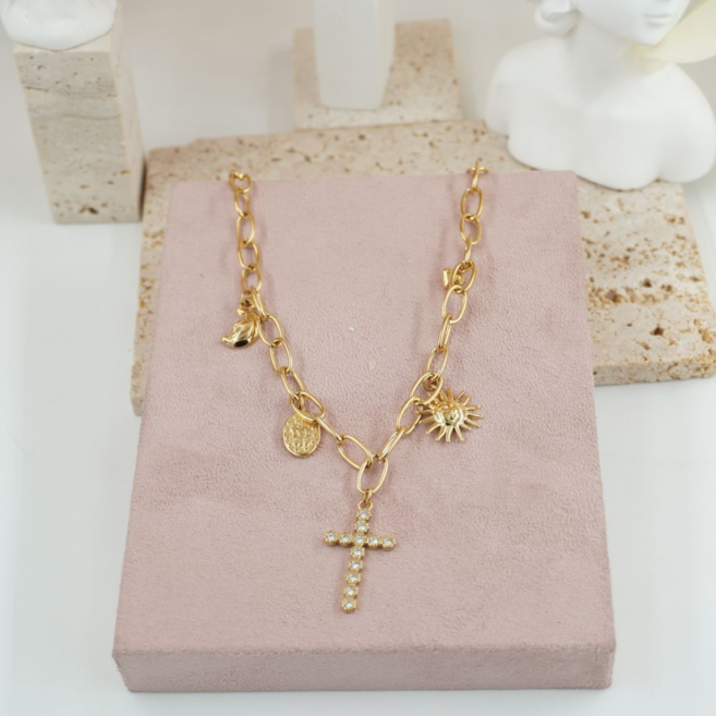 COLLAR ZO12334N Acero Inoxidable 2A28