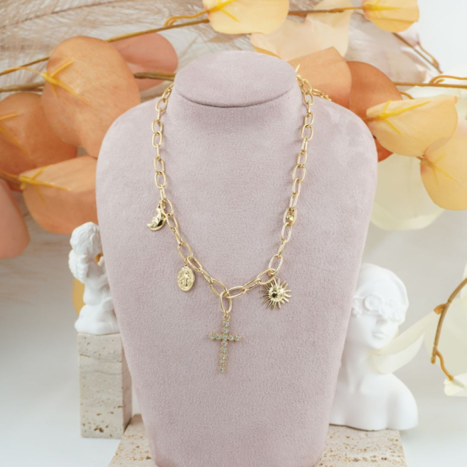 COLLAR ZO12334N Acero Inoxidable 2A28