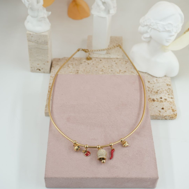 COLLAR ZO12412N Acero Inoxidable 2A28