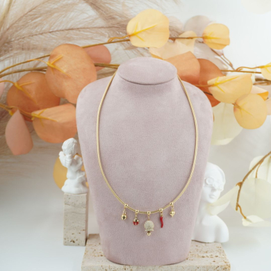 COLLAR ZO12412N Acero Inoxidable 2A28