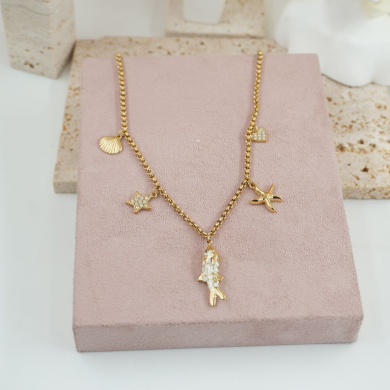 COLLAR ZO12418N Acero Inoxidable 2A28