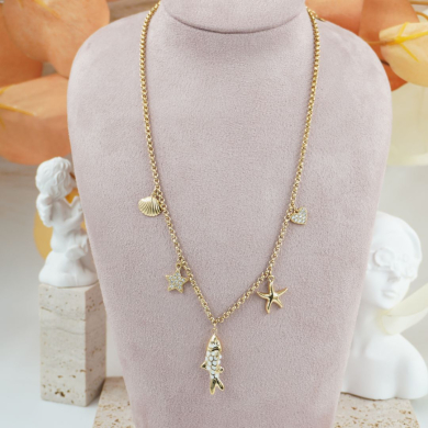 COLLAR ZO12418N Acero Inoxidable 2A28