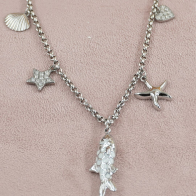 COLLAR ZO12418N Acero Inoxidable 2A28