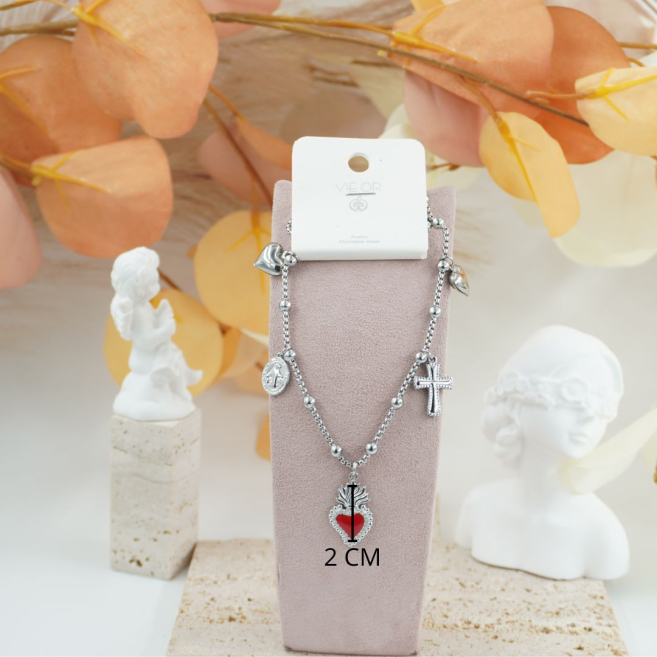 COLLAR ZO12508N Acero Inoxidable 2A28