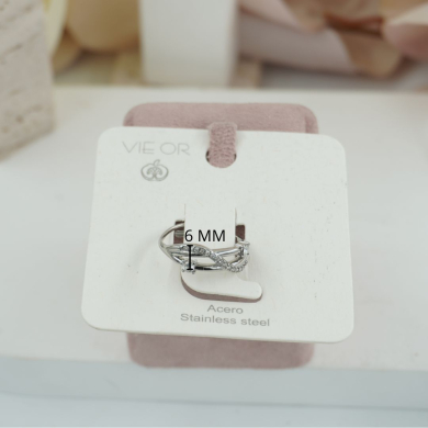 ANILLO ZO11720R Acero Inoxidable 2D32