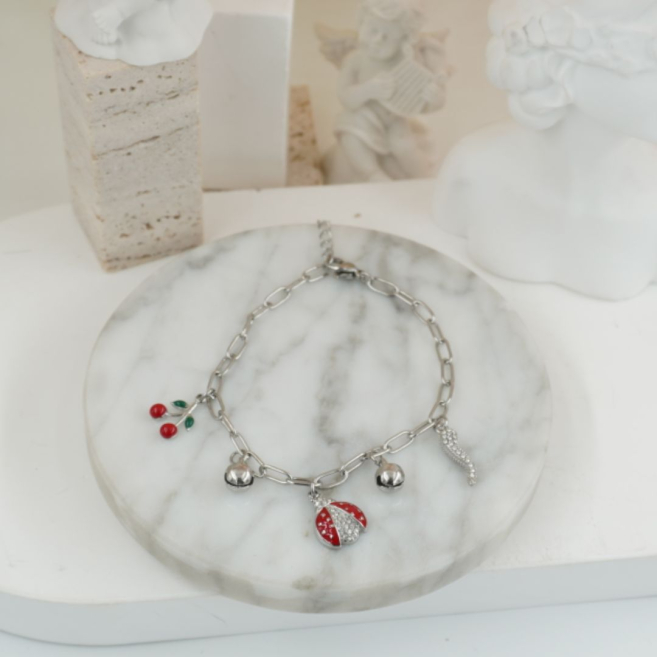 PULSERA ZO12503B Acero Inoxidable 2D33