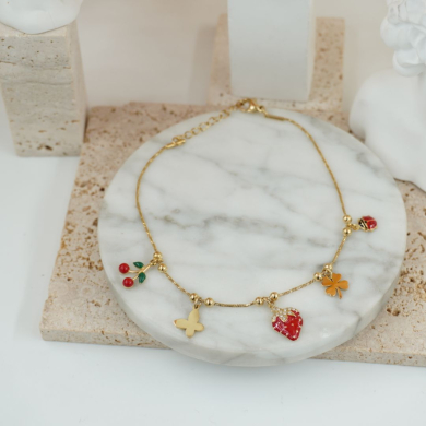 TOBILLERA ZO12028B/390 Acero Inoxidable 2D34