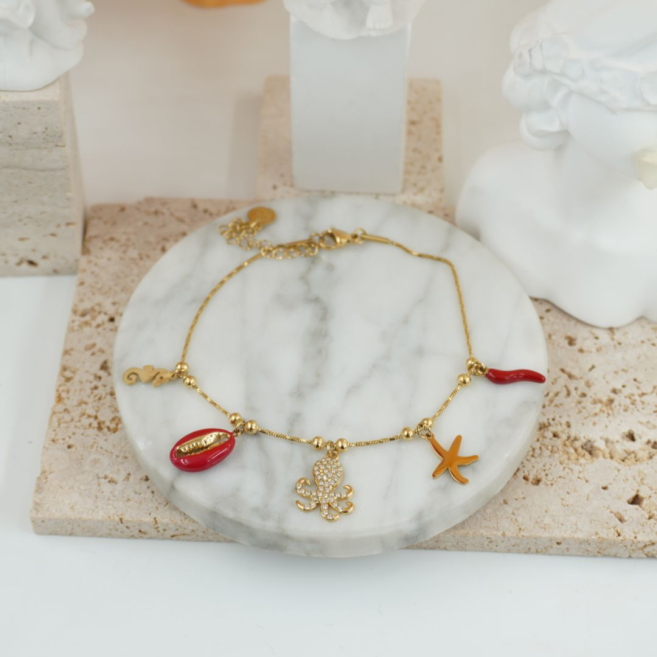 TOBILLERA ZO12031B/450 Acero Inoxidable /2B31