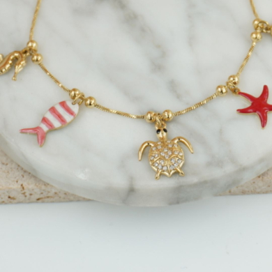 TOBILLERA ZO12034B/390 Acero Inoxidable /2B31