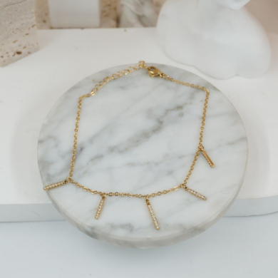 TOBILLERA ZO12123B Acero Inoxidable 2D34