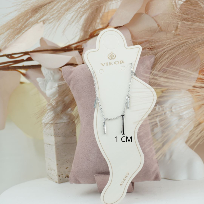 TOBILLERA ZO12123B Acero Inoxidable 2D34