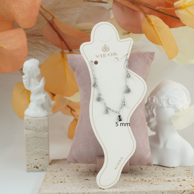 TOBILLERA ZO12142B Acero Inoxidable 2D34