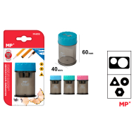 SACAPUNTAS DOBLE CON DEPOSITO -E34