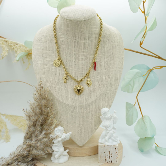 COLLAR ZO12328N Acero Inoxidable 2A21