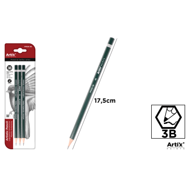 LAPIZ ARTISTICO 3B 3U - E16