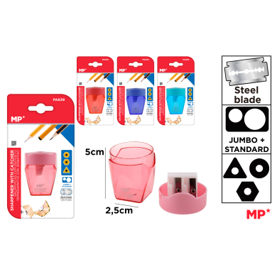 SACAPUNTAS DOBLE CON DEPOSITO - B34