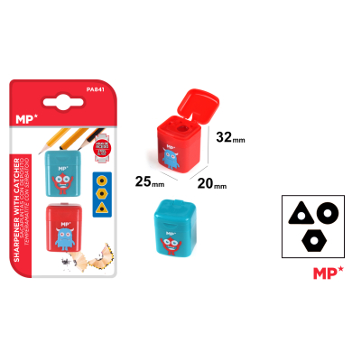 SACAPUNTAS CON TAPA Y DEPOSITO - F32