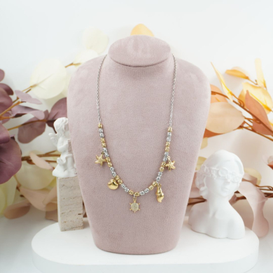 COLLAR ZO11458N Acero Inoxidable 2D23