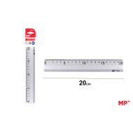 REGLA DE ALUMINIO 20CM - G16