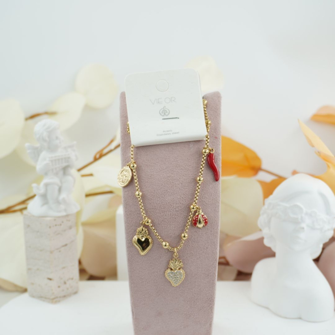 COLLAR ZO12243N Acero Inoxidable 2D25