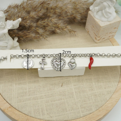 PULSERA ZO12327B Acero Inoxidable 2A25