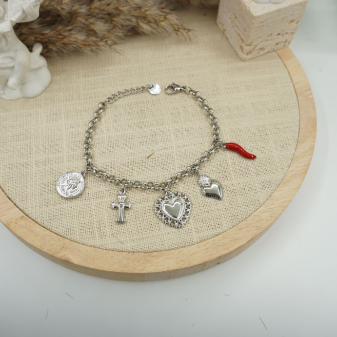 PULSERA ZO12327B Acero Inoxidable 2A25