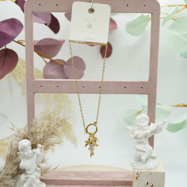 COLLAR ZO12403N Acero Inoxidable 2A33