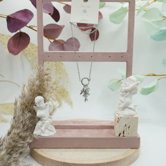 COLLAR ZO12403N Acero Inoxidable 2A33