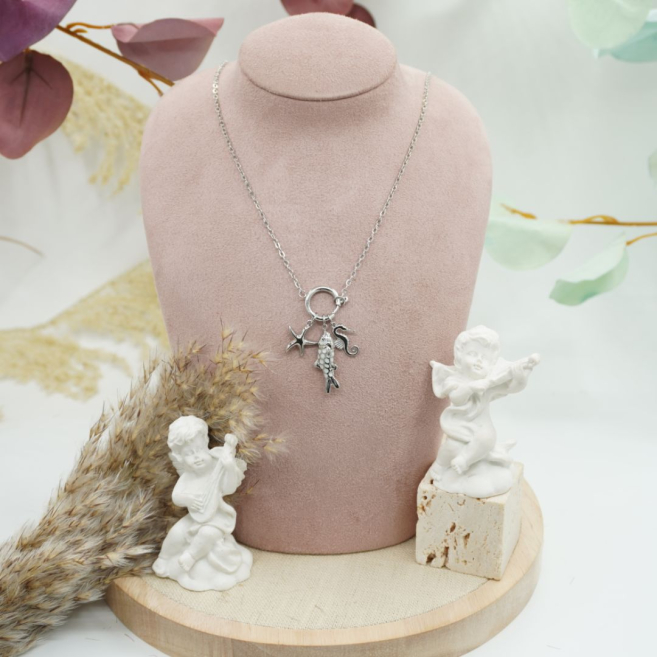 COLLAR ZO12403N Acero Inoxidable 2A33